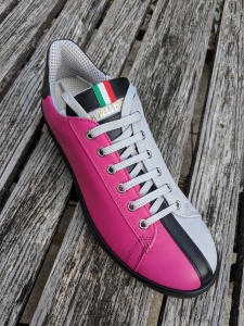 Sneakers Half: Grau-Pink, 39,5